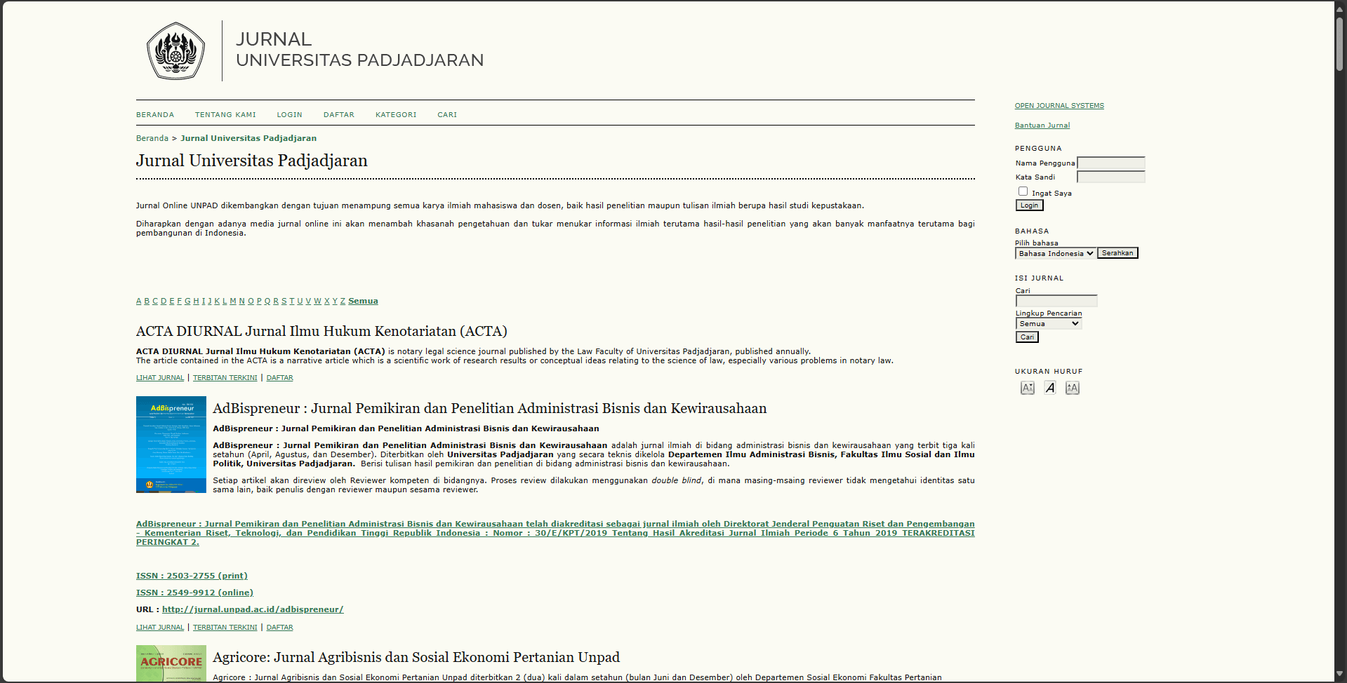 Jurnal Unpad